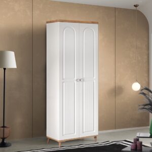 Bohem 2 Kapaklı Komple MDF  Gardırop